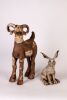 Fiona Tunnicliffe - A Pair of Ceramic Works, Goat and Rabbit