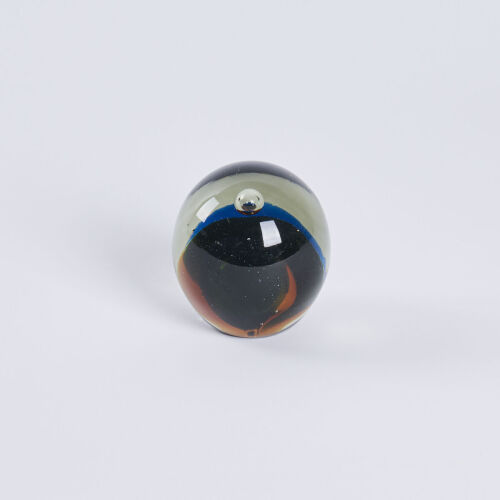 A Murano Glass Bubble Paperweight