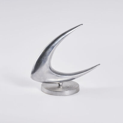 An Organic Aluminium Sculptural Form