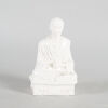 A Chinese White-glazed Figure of A Seated Buddha