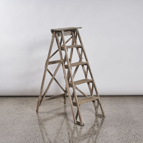 A Rustic French Painters Ladder