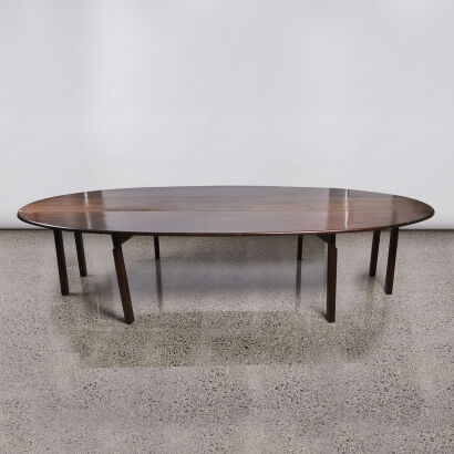 A Large and Rare Hunters Drop Leaf Table