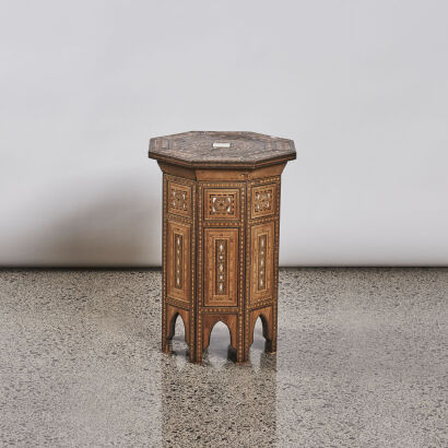 An Indian Marquetry Side Table