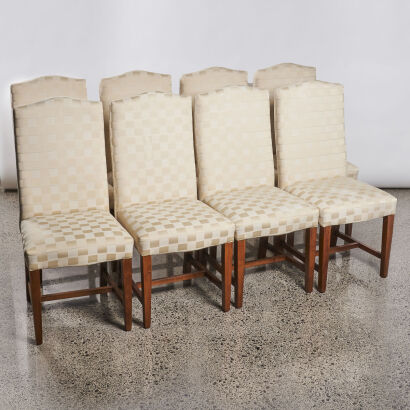 A Set of Eight Dining Chairs