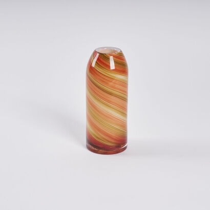 A Swirled Art Glass Vase