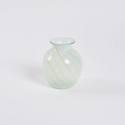 An Art Glass Vase Signed by John Leggot