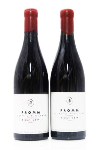 (2) 2005 Fromm 'Clayvin Vineyard' Pinot Noir
