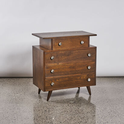 An Art Deco set of Drawers in Oak