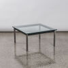 A Mobili LC10 Style Crystal Top Table