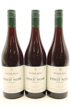 (3) 2019 Felton Road Block 3 Pinot Noir, Bannockburn [JR17] [WE94]