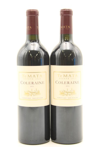 (2) 2011 Te Mata Estate Coleraine, Hawke's Bay [BC95]