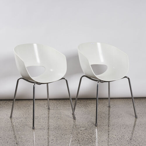 A Pair of Egg Pod Chairs