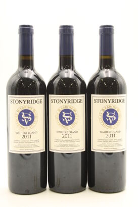 (3) 2011 Stonyridge Vineyard Larose, Waiheke Island