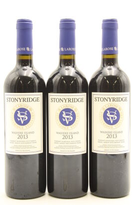 (3) 2013 Stonyridge Vineyard Larose, Waiheke Island