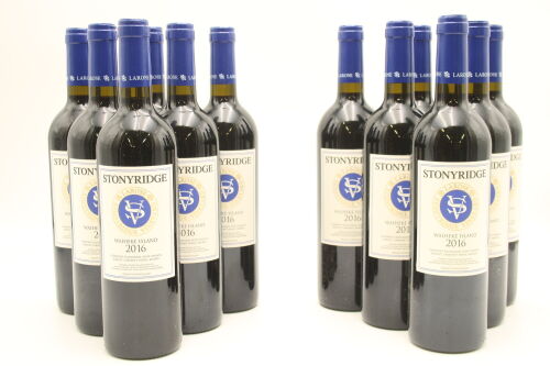 (12) 2016 Stonyridge Vineyard Larose, Waiheke Island