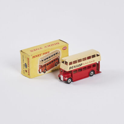 A Dinky Toys Double Deck Bus