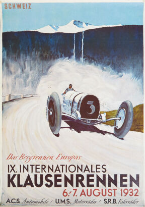 1932 Klausenrennen Hill Climb Reproduction