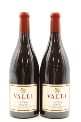 (2) 2018 Valli Row 36 Pinot Noir, Central Otago, 1500ml