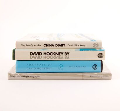 A Selection of Four David Hockney Books