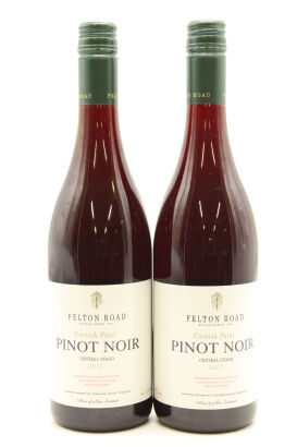 (2) 2017 Felton Road Cornish Point Pinot Noir, Bannockburn [JR16.5]