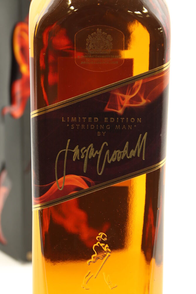 (1) Johnnie Walker Striding Man Limited Edition 12 Year Old Black Label ...