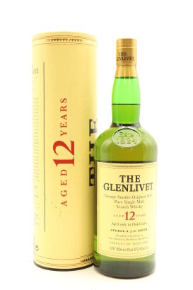 (1) The Glenlivet 12 Years Old Pure Single Malt Scotch Whisky