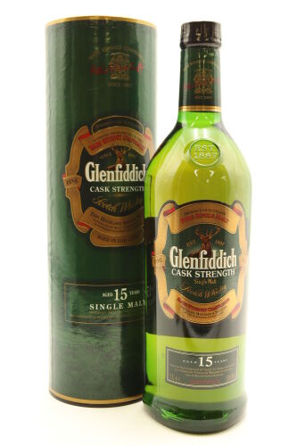 (1) Glenfiddich Cask Strength 15 Year Old Single Malt Scotch Whisky, 51% ABV