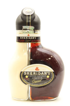 (1) Sheridan's Original Coffee Layered Liqueur, 15.5% ABV, 1000ml