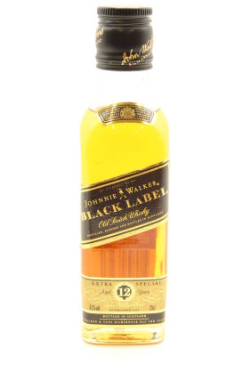 (1) Johnnie Walker Black Label 12 Year Old Blended Scotch Whisky, circa 1960s, 20ml