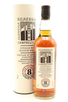 (1) Kilkerran 8 Year Old Cask Strength 2021, 56.9% ABV