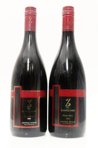 (2) 2003 Quartz Reef Pinot Noir