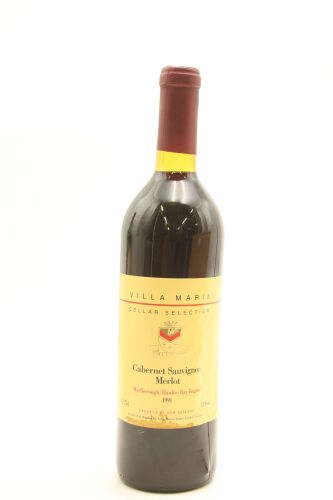 (1) 1991 Villa Maria Cellar Selection Merlot Cabernet Sauvignon, Hawke's Bay/Marlborough