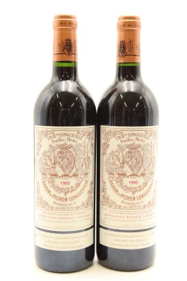 (2) 1995 Chateau Pichon-Longueville au Baron de Pichon-Longueville, Pauillac [JR17]