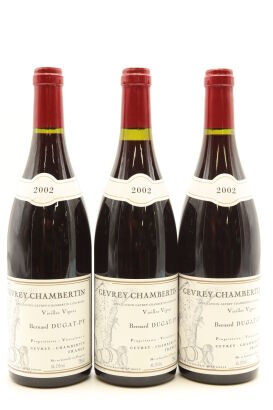 (3) 2002 Domaine Dugat-Py Gevrey-Chambertin Vieilles Vignes, Cote de Nuits