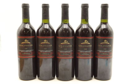 (5) 1989 Goldwater Estate Cabernet Sauvignon Merlot, Waiheke Island