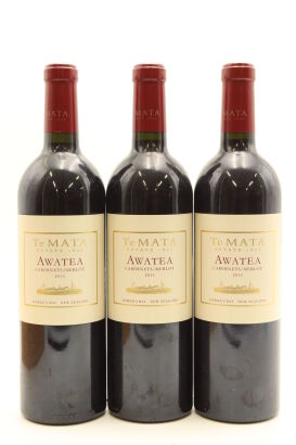 (3) 2013 Te Mata Awatea Cabernets Merlot, Hawke's Bay