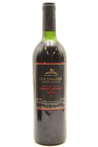 (1) 1991 Goldwater Estate Cabernet Sauvignon Merlot, Waiheke Island
