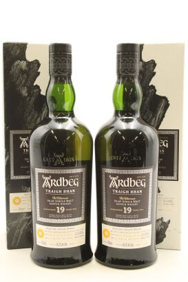 (2) Ardberg Traigh Bhan, 19 Years Old, Small Batch Release, 46.2% ABV