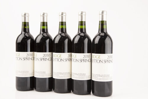 (5) 2010 Ridge Lytton Springs Zinfandel Petite Syrah Carignan Mataro, Sonoma