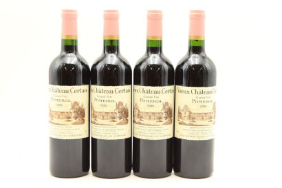 (4) 2009 Vieux Chateau Certan, Pomerol [JR16.5] [RP99] [WS97]