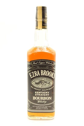 (1) Ezra Brooks Black Label Kentucky Straight Bourbon Whiskey, 45% ABV, circa 1995