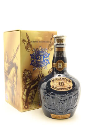 (1) Chivas Regal 21 Year Old Royal Salute Signature Blend Scotch Whisky, 40% ABV