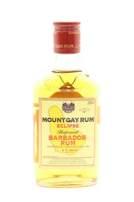 (1) Mount Gay Eclipse Barbados Rum, 40% ABV, 200ml