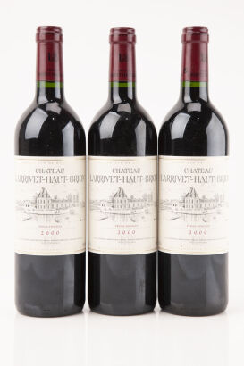 (3) 2000 Chateau Larrivet Haut Brion, Pessac Leognan