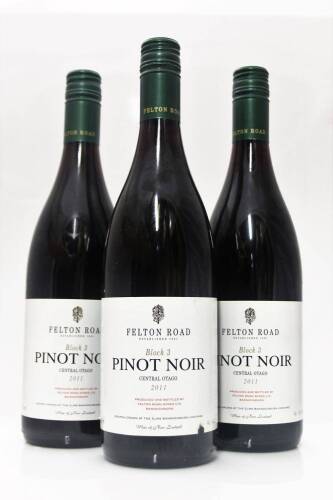 (3) 2011 Felton Road Block 3 Pinot Noir