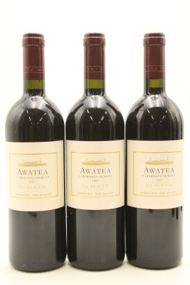 (3) 2007 Te Mata Estate Awatea Cabernets Merlot, Hawke's Bay