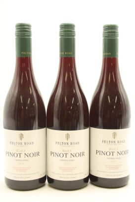 (3) 2014 Felton Road Block 3 Pinot Noir, Bannockburn [JR17.5] [BC96]