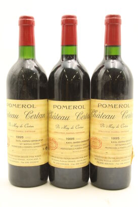 (3) 1995 Chateau Certan 'De May de Certan', Pomerol [JR17.5] [WS96]