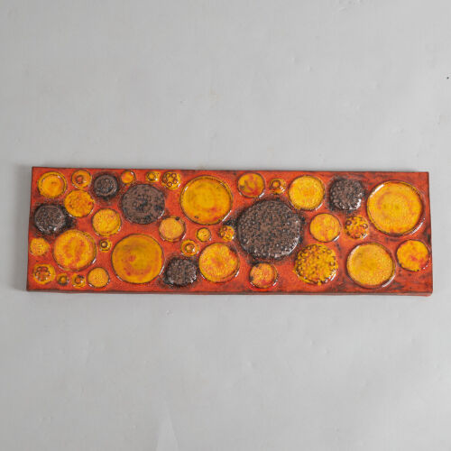 A West German Wall Plaque by Ceramano Decor Urania