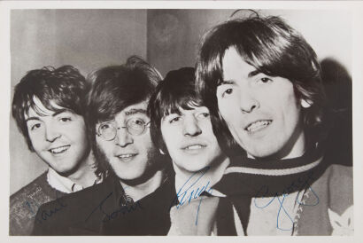 A Signed Photo of the Beatles